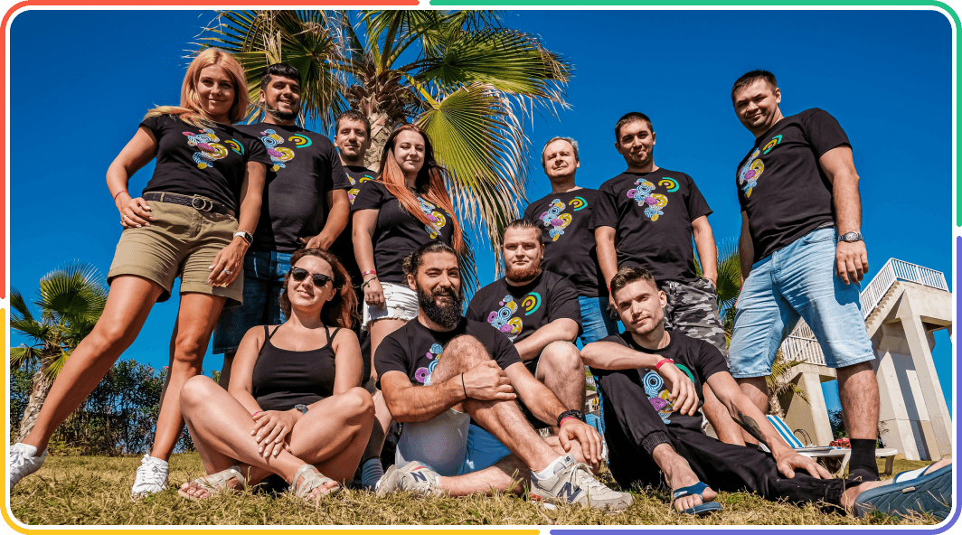 The team of Traqq time tracker